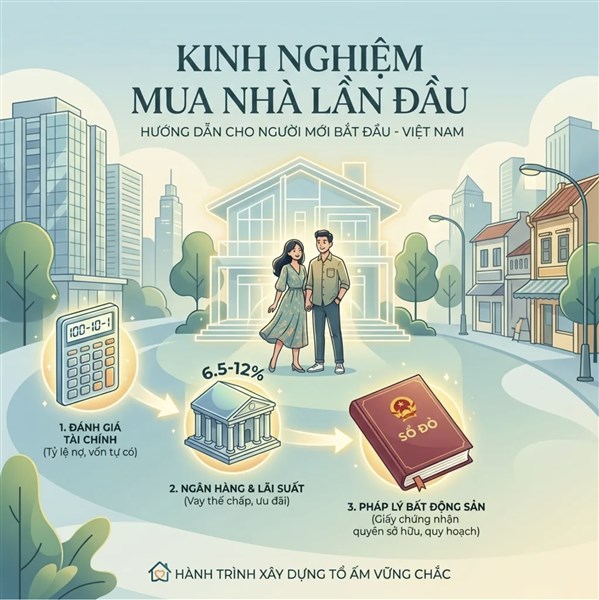 Kinh Nghiệm Mua Nhà Lần Đầu: 8 Bước Chi Tiết Tránh Rủi Ro 2026