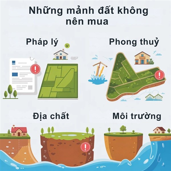 Những Mảnh Đất Không Nên Mua: Phong Thủy, Pháp Lý Và Cách Hoá Giải