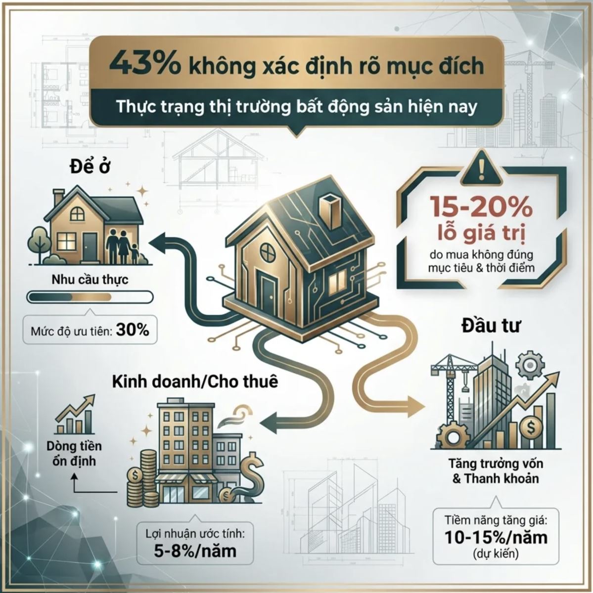 Xác định rõ nhu cầu mua nhà để làm gì