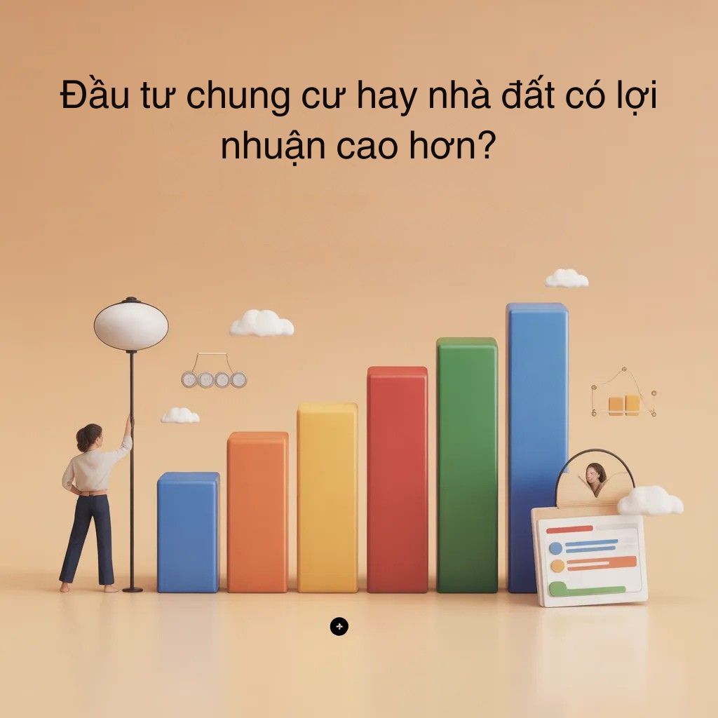 Đầu tư chung cư hay nhà đất có lợi nhuận cao hơn