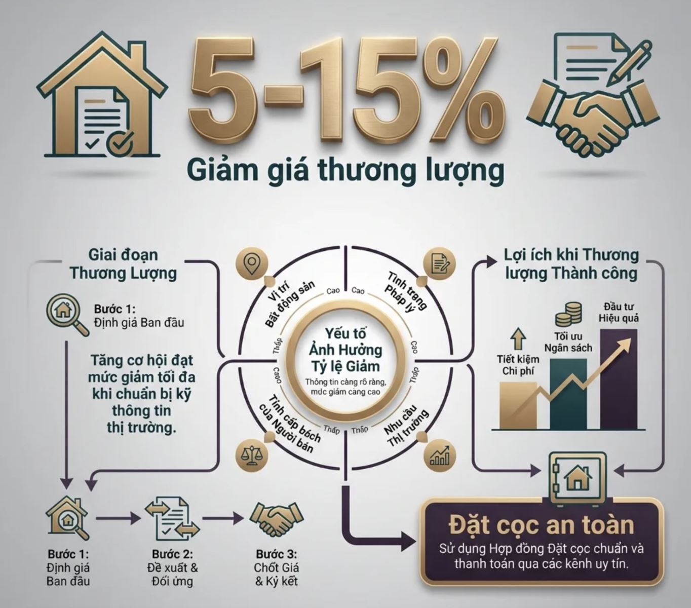 Kỹ năng thương lượng giá và đặt cọc