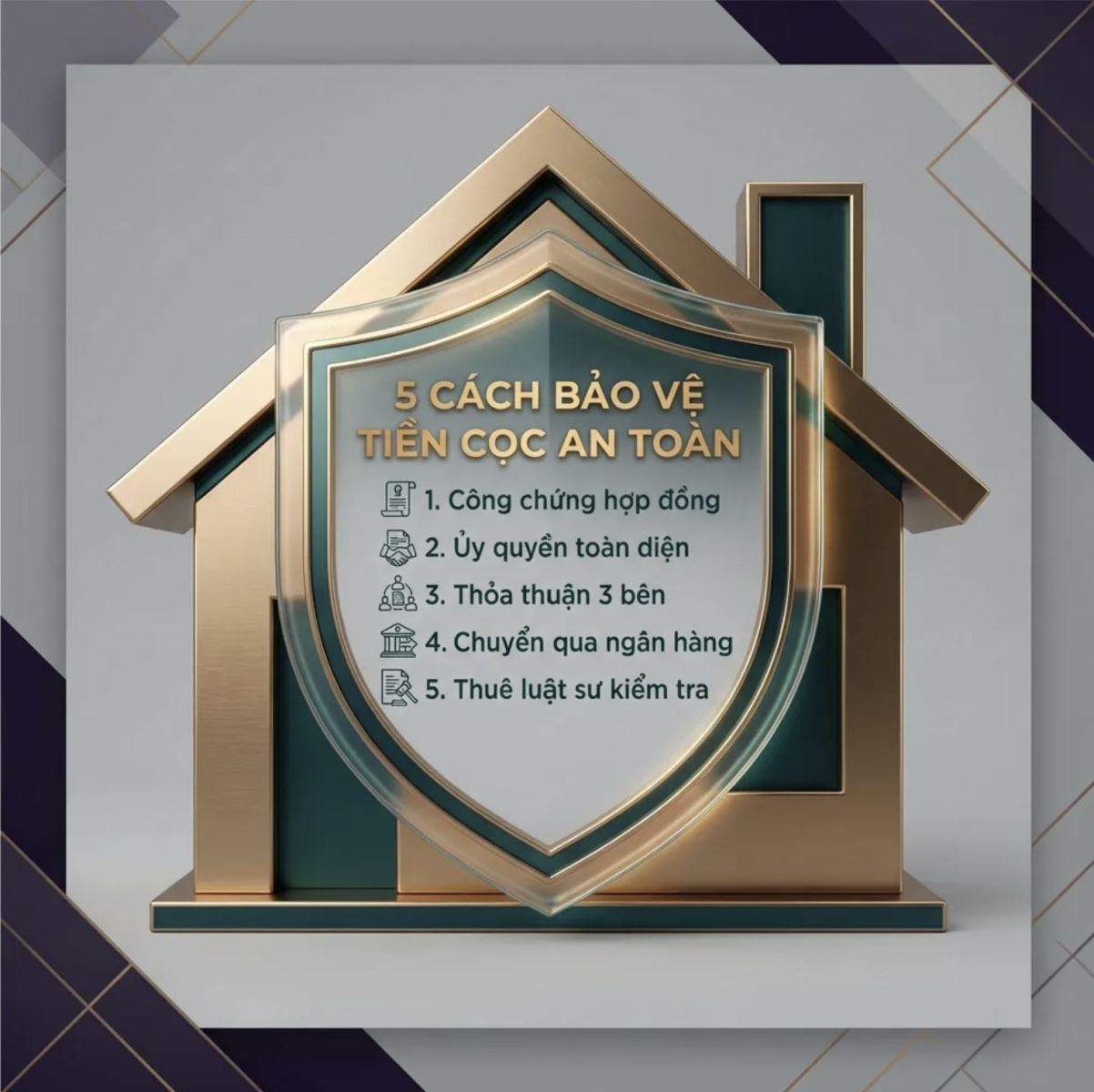 5 cách bảo vệ tiền cọc mua nhà an toàn