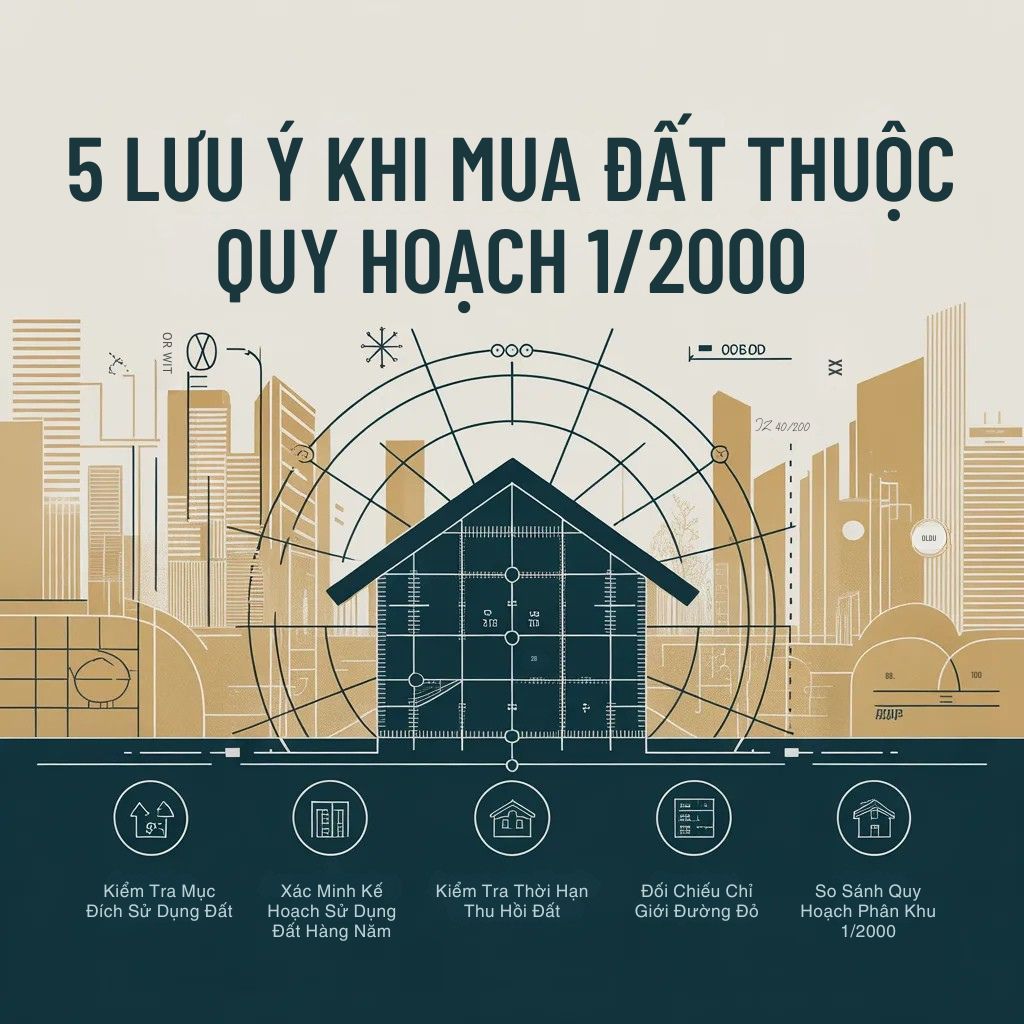 5 lưu ý khi mua đất thuộc quy hoạch 1/2000