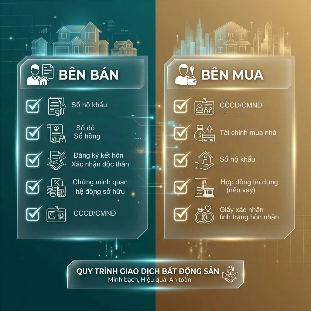 Hồ Sơ Cần Chuẩn Bị Khi Mua Bán Nhà Đất