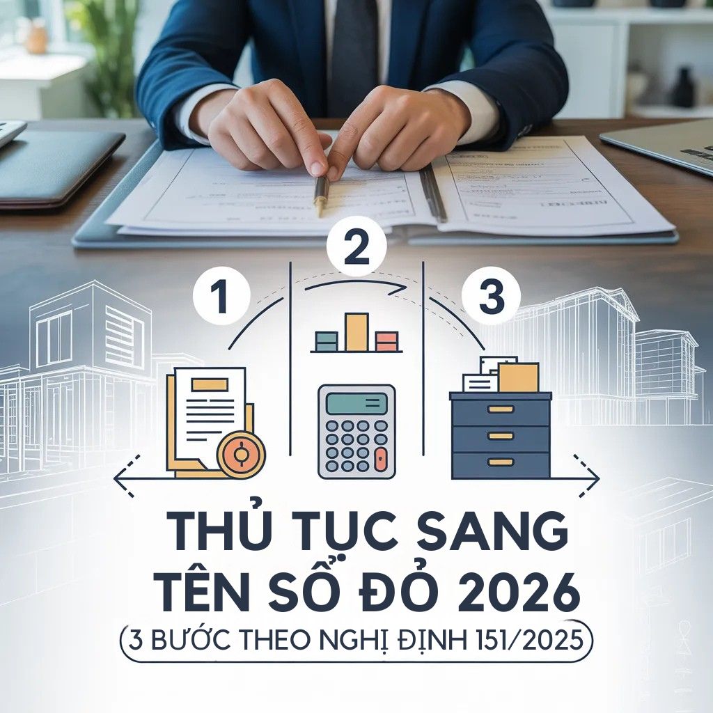 Thủ tục sang tên sổ đỏ 2026